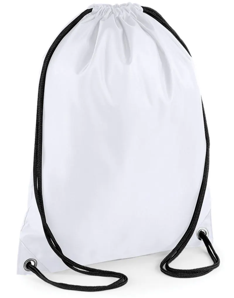 Bagbase Budget Gymsac in White