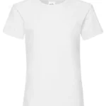 Fruit Of The Loom Kids Girls Valueweight T-Shirt in White