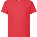 Fruit Of The Loom Kids Original T-Shirt in Red