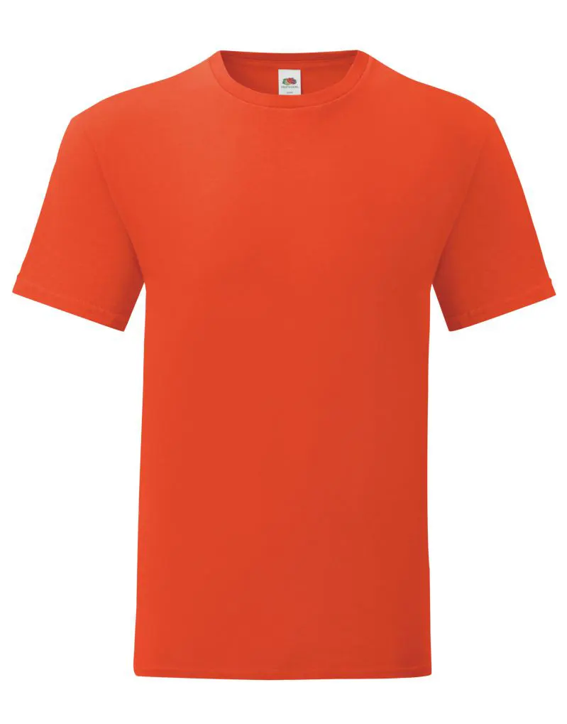 Fruit Of The Loom Mens Iconic 150 T-Shirt in Flame