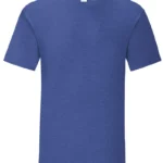 Fruit Of The Loom Mens Iconic 150 T-Shirt in Retro Heather Royal
