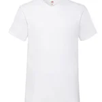 Fruit Of The Loom Mens Valueweight V-Neck T-Shirt in White