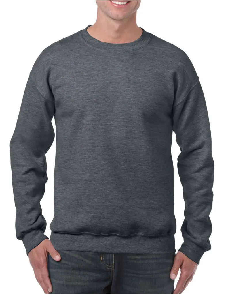 Gildan Heavy Blend Adult Crewneck Sweatshirt in Dark Heather