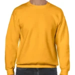 Gildan Heavy Blend Adult Crewneck Sweatshirt in Gold