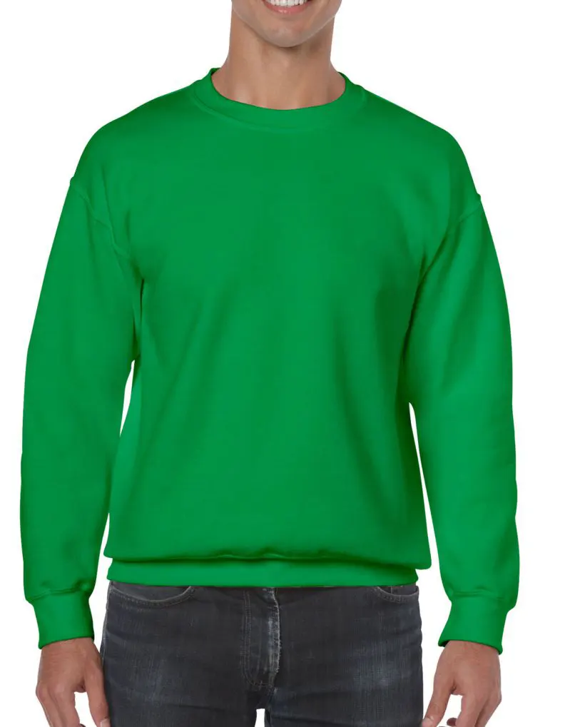 Gildan Heavy Blend Adult Crewneck Sweatshirt in Irish Green