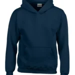 Gildan Kids Heavy Blend Youth Hooded Sweatshirt in Navy Blue