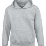 Gildan Kids Heavy Blend Youth Hooded Sweatshirt in Sport Grey