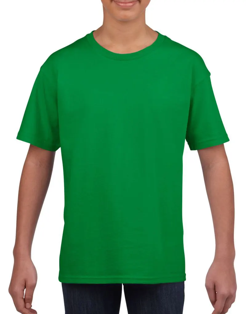 Gildan Kids Softstyle Youth T-Shirt in Irish Green