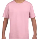 Gildan Kids Softstyle Youth T-Shirt in Light Pink
