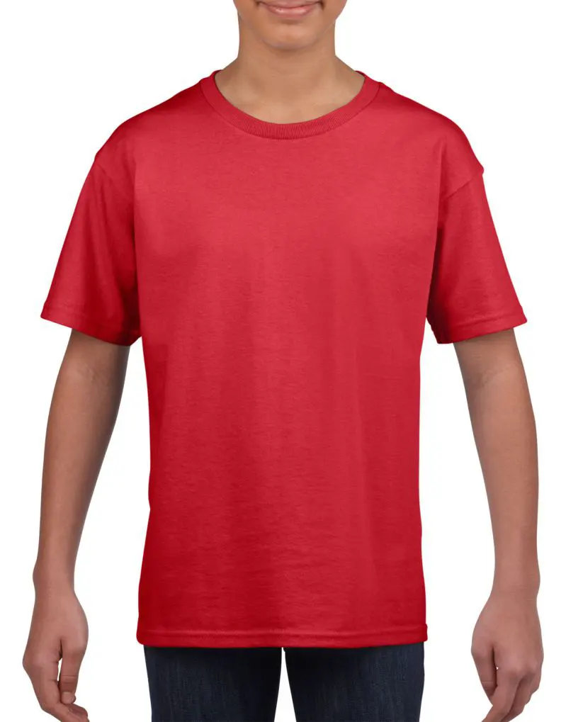 Gildan Kids Softstyle Youth T-Shirt in Red