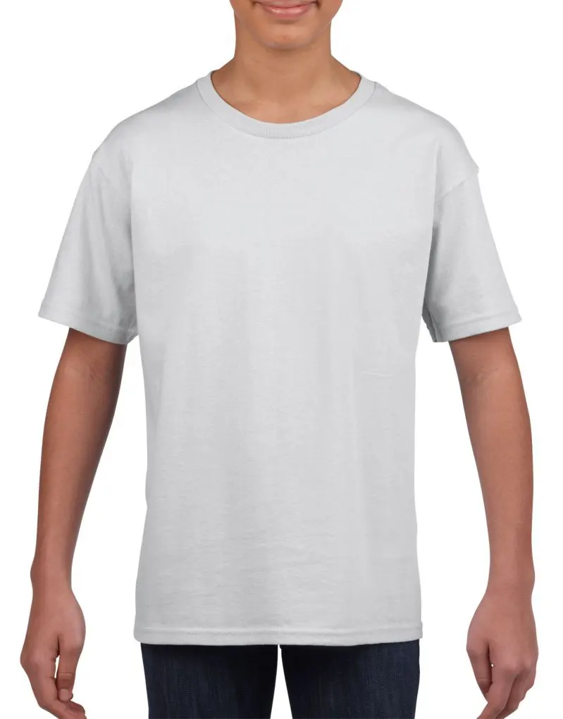 Gildan Kids Softstyle Youth T-Shirt in White
