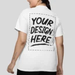 Personalised Womens T-shirt Back Printed