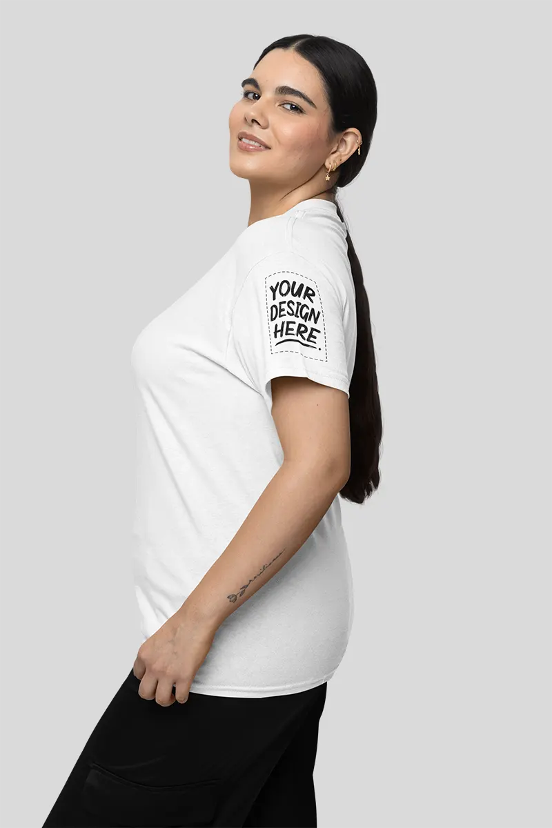 Personalised Womens T-shirt Sleeve Printed