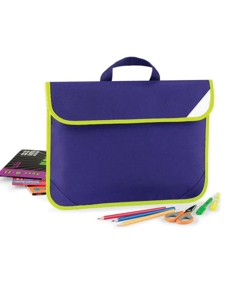 Quadra Enhanced-Viz Book Bag in Purple
