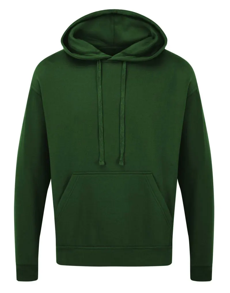 Ultimate Clothing Company Mens UCC Everyday Hooded Sweat in Bottle Green
