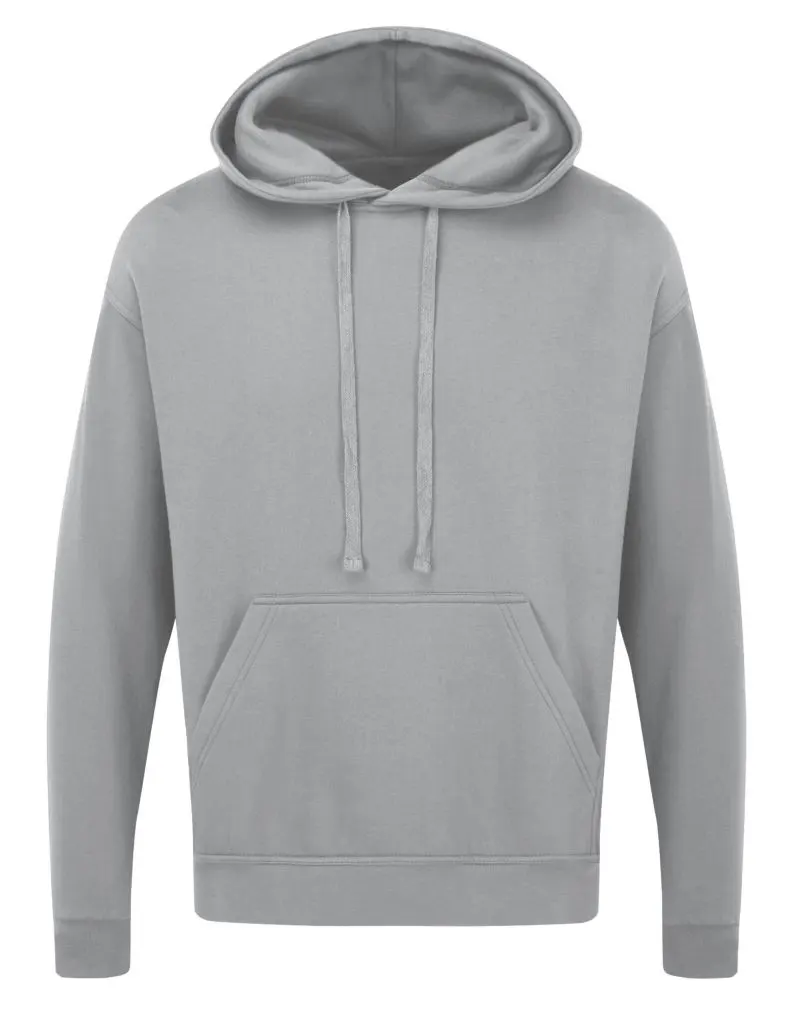 Ultimate Clothing Company Mens UCC Everyday Hooded Sweat in Heather Grey