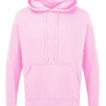 Ultimate Clothing Company Mens UCC Everyday Hooded Sweat in Light Pink