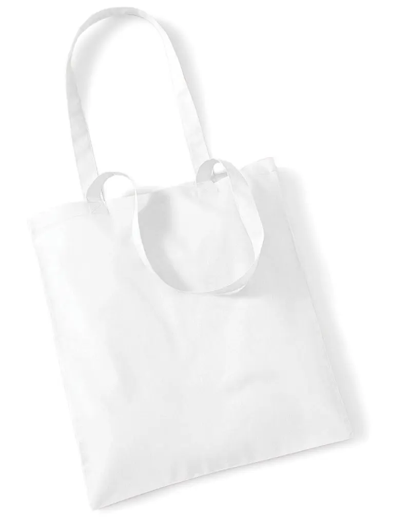 Westford Mill Bag for Life Long Handles in White