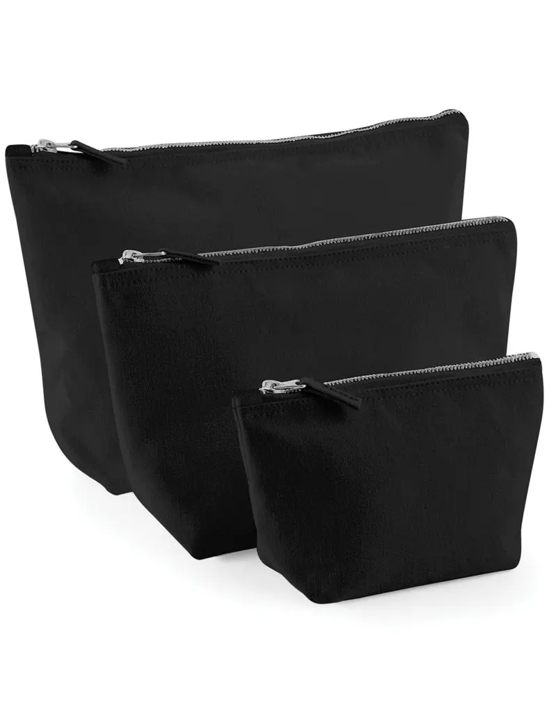 Westford Mill Canvas Accessory Bag in Black