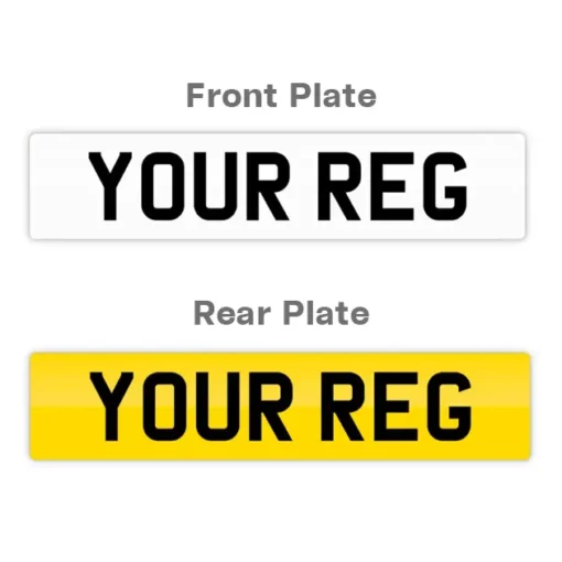 Build Your Replacement Car Number Plate