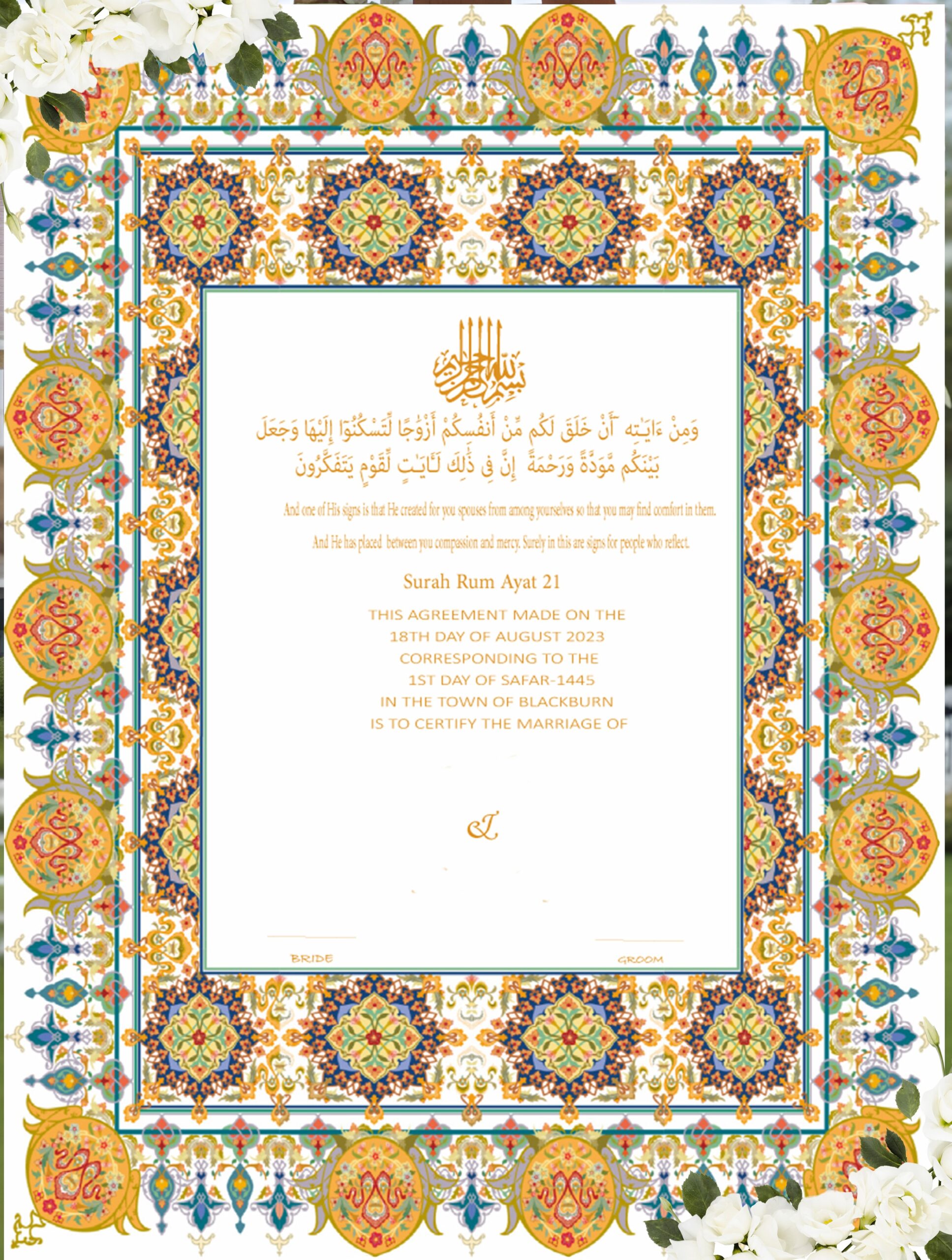 Buy Personalised Wedding Board Online in UK - Image 2