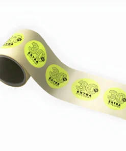 Circle Stickers on Rolls