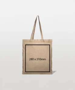 Custom Printed Recycled Tote Bags – Eco-Friendly Cotton Blend with Screen Print