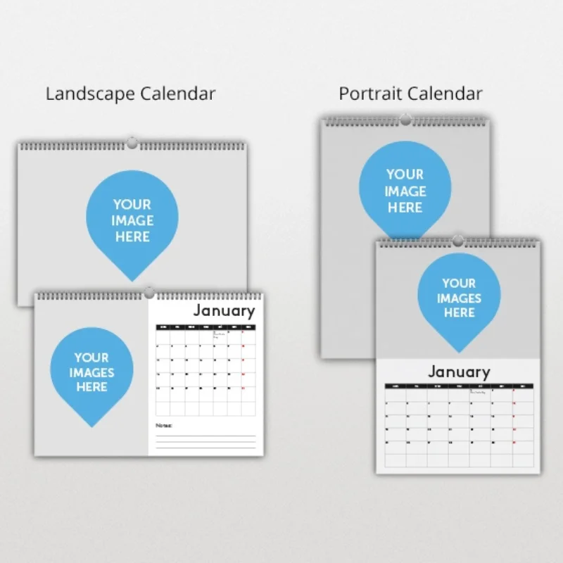 Wiro Bound Wall Calendars