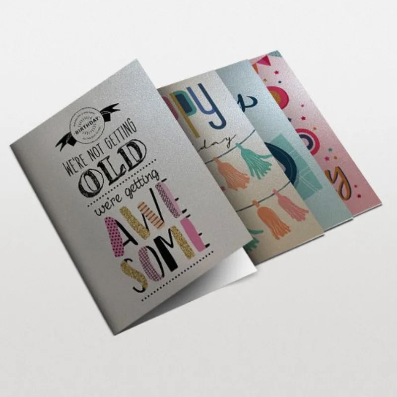 Metallic Greeting Cards