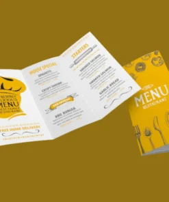 Takeaway Menus 4pp A5 Half Fold