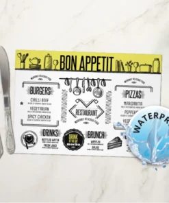 Waterproof Placemats Printing