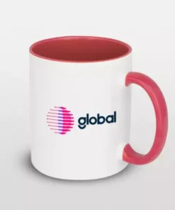 Alternative view of Buy 330ml Ceramic Colour Pop Mugs online in UK
