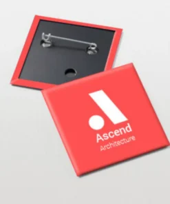 Buy Square Button Badges Online in UK