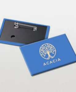 Buy Rectangle Button Badges Online in UK