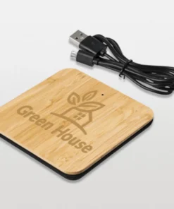 Alternative view of Buy Bamboo & Fabric Wireless Chargers Online in UK